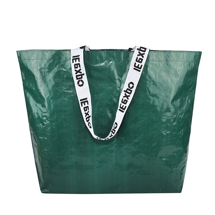 Custom Logo Printed Ikea Style Pp Woven Bag
